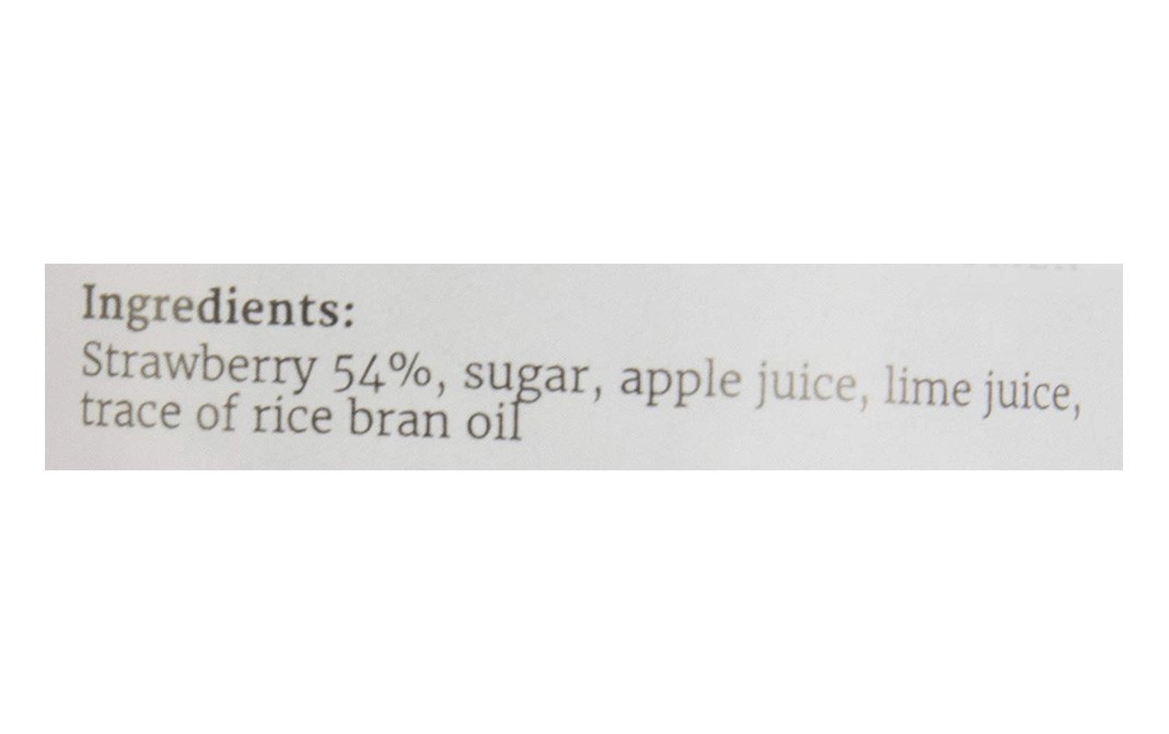 Delight Foods Bhuira Strawberry Preserve   Glass Jar  470 grams